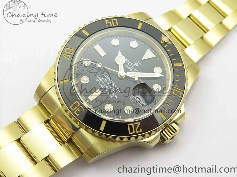 MiroTime 0113 Submariner 41mm 126613 LN YG BP Maker Best Edition Black Dial on YG Bracelet OnTrend 2573